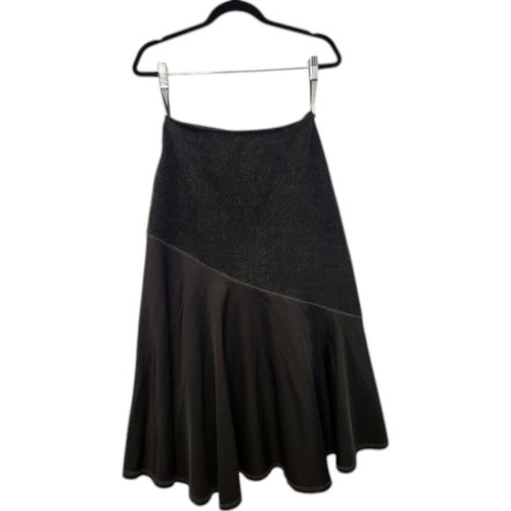 Jaqueline Riu - french brand black midi skirt size 36